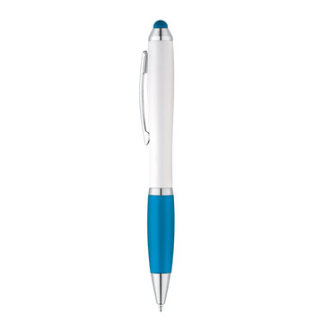 Bolígrafo SANS BK. con clip metálico. - 124 - Azul