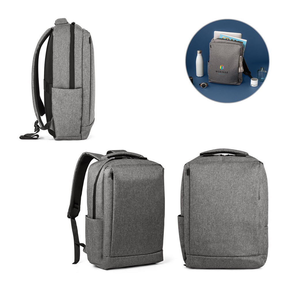 BOLOGNA. Mochila para portátil de 15,6" en poliéster 300D.