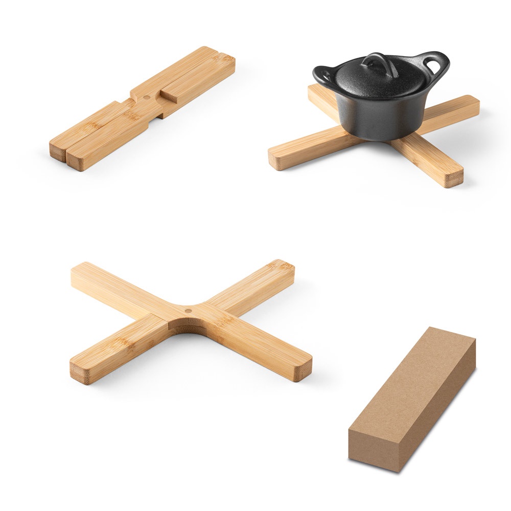 SHANDY. Posavasos de bambú