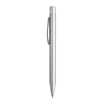 LEA. Bolígrafo de aluminio con clip. - 127 - Cromo satinado