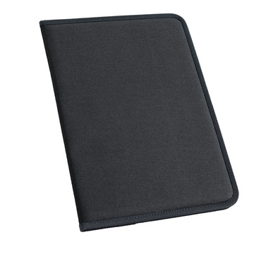 CUSSLER. Carpeta A4 600D con páginas rayadas. - 103 - Negro