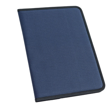 CUSSLER. Carpeta A4 600D con páginas rayadas. - 104 - Azul