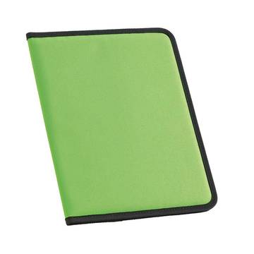 CUSSLER. Carpeta A4 600D con páginas rayadas. - 119 - Verde claro