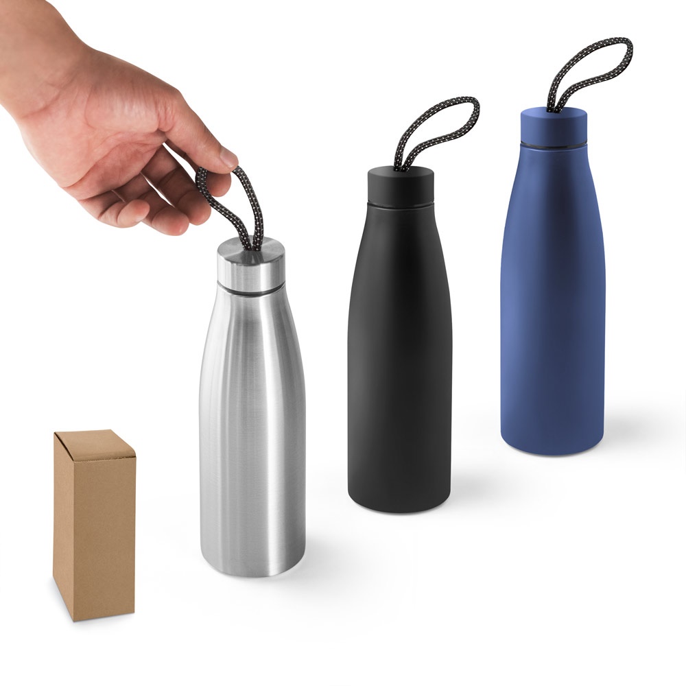 MORGAN. Botella de agua de acero inoxidable 90% reciclado (710 ml)