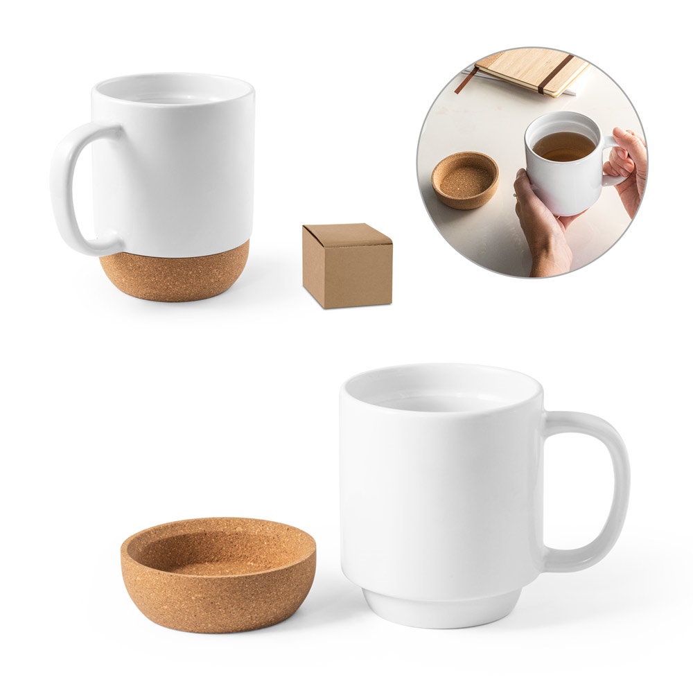 RORY SUB. Taza de cerámica apta para sublimación, 390 ml.