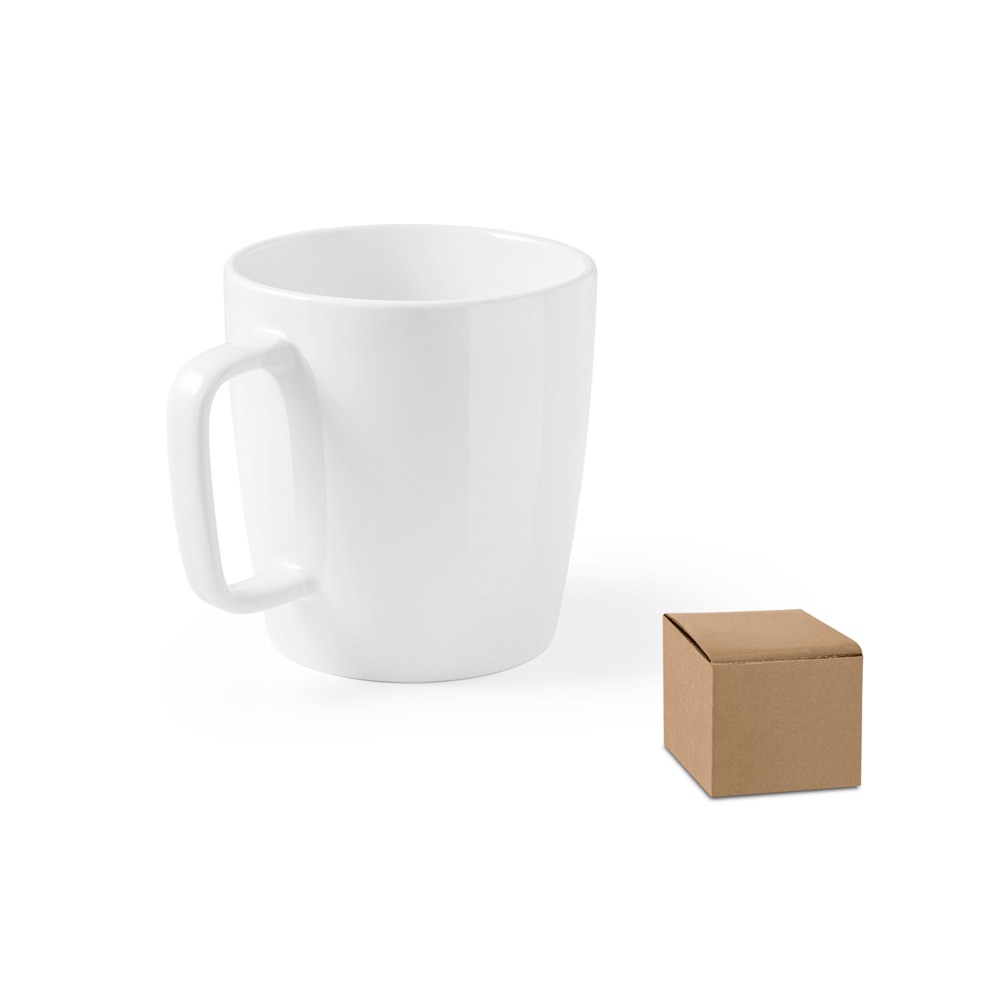 Taza de cerámica DHONI WHITE de 450 ml