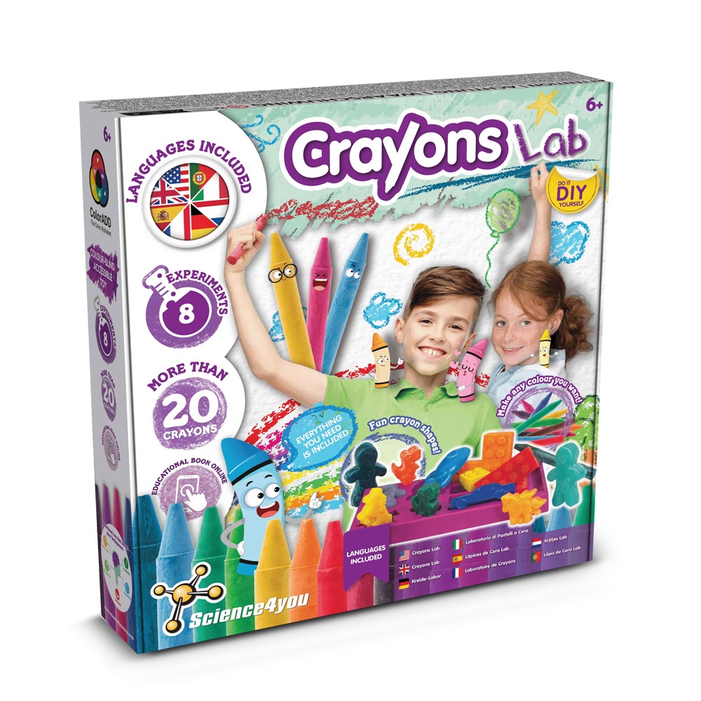 Kit de la Fábrica de Crayones I. Juego educativo para niños.