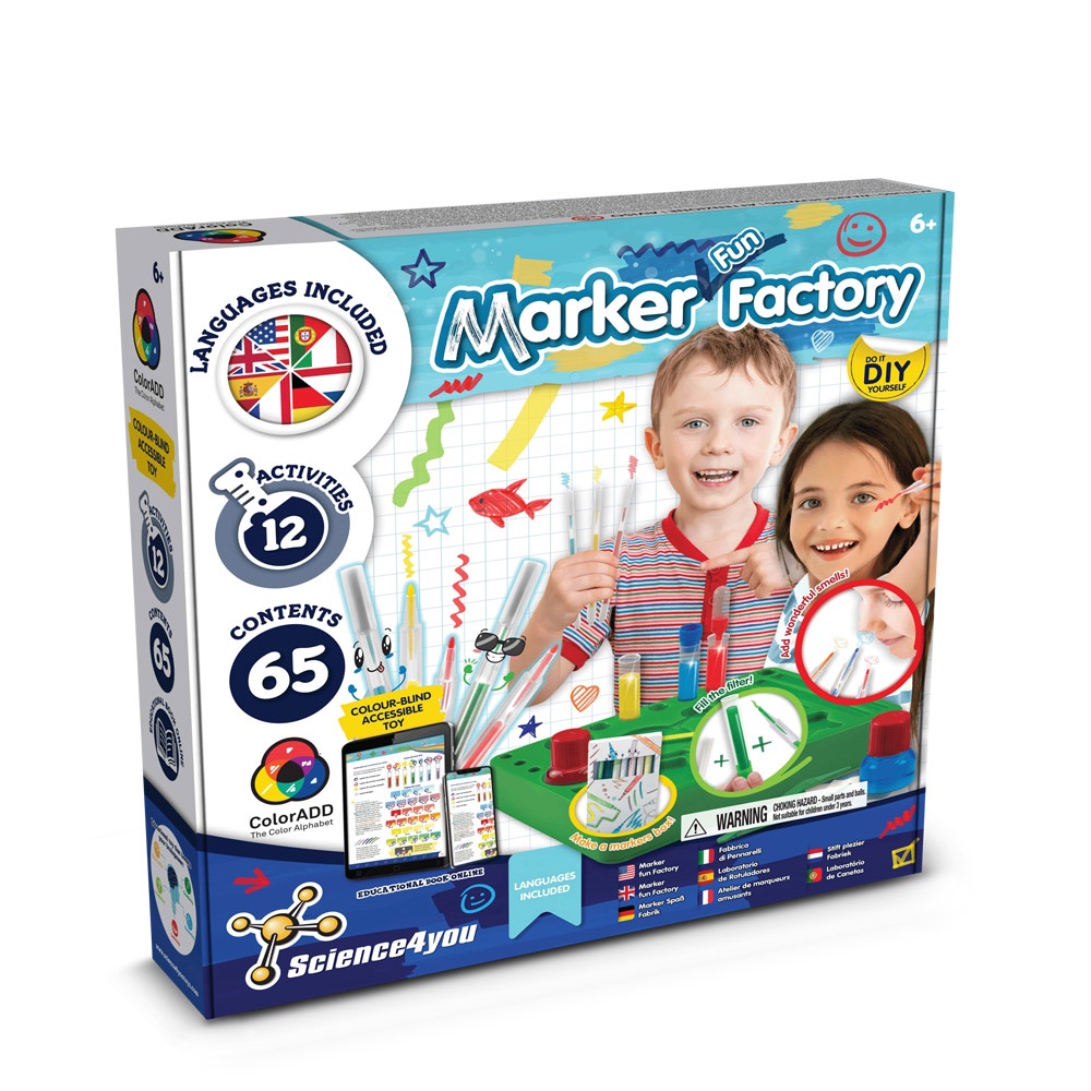 Kit de fábrica de bolígrafos para armar I. Kit educativo para niños.