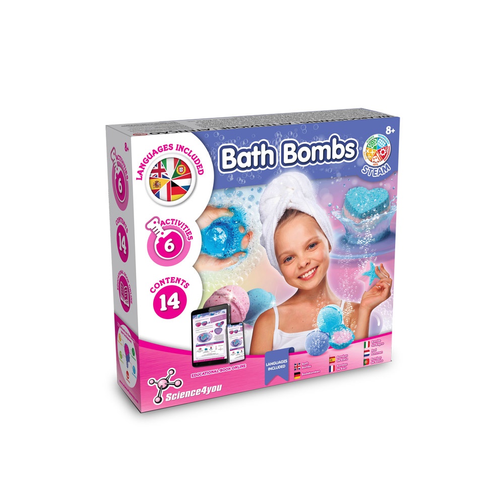 Kit de bombas de baño I. Juguete educativo para niños.