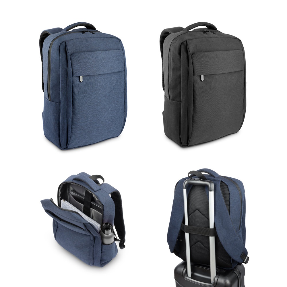 COVENTRY. Mochila para portátil totalmente acolchada de poliéster reciclado de alta densidad 300D con forro de poliéster reciclado 210D, 15,6".