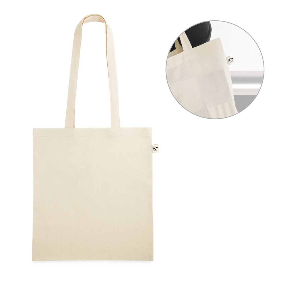 LEON. Bolso confeccionado con algodón 100% orgánico (140 g/m²).