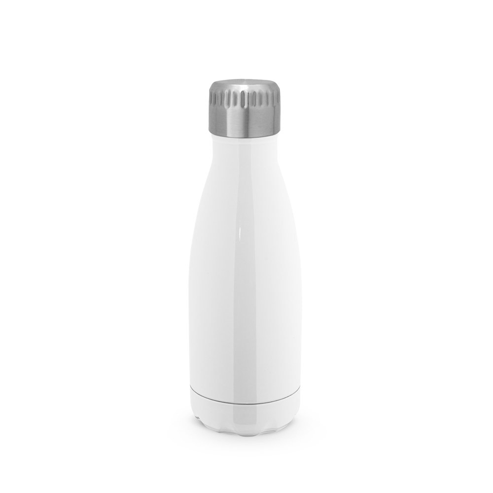 Botella de agua de acero inoxidable AMORTI S. de 380 ml con impresión por sublimación.