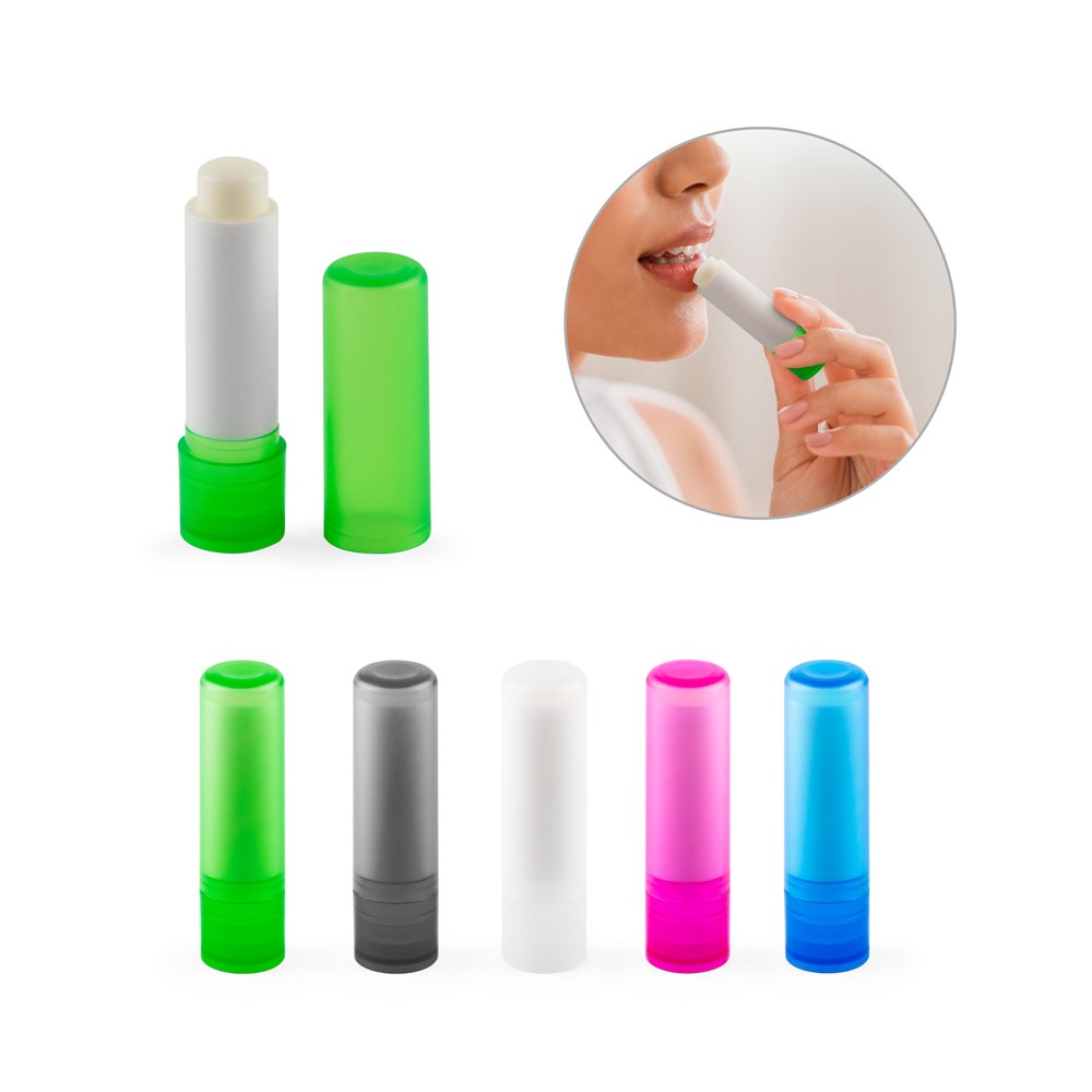 JOLIE VEGAN. Bálsamo labial vegano elaborado con ABS reciclado (rABS) y PP con sabor a vainilla.