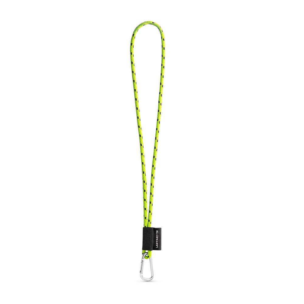 Juego de cordón NAUTIC largo (Ø 5 mm) con mosquetón de anilla en D de 55 mm