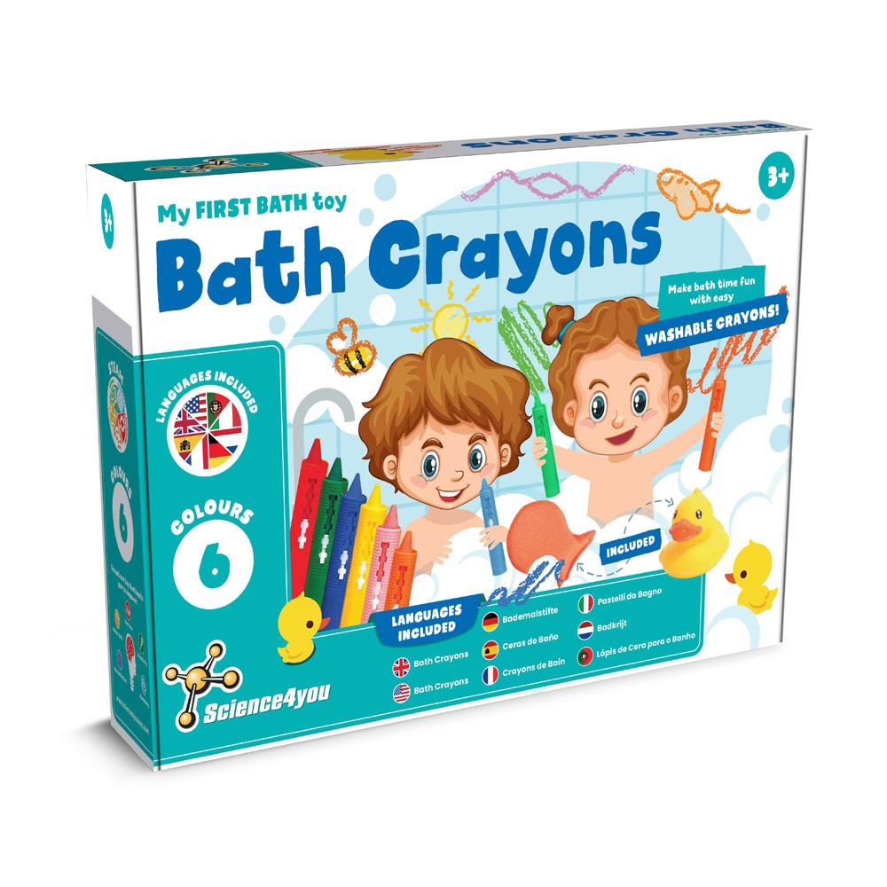CRAYONES PARA EL BAÑO. Juegos educativos para niños.