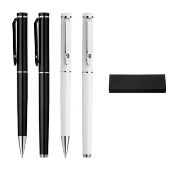 SET CALIOPE. Set con bolígrafo rollerball y bolígrafo metálico.