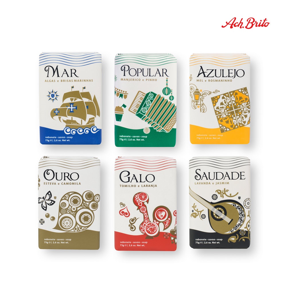 LUSITANOS. Pastillas de jabón elaboradas con jabón vegetal y enriquecidas con aceite de oliva (75 g)