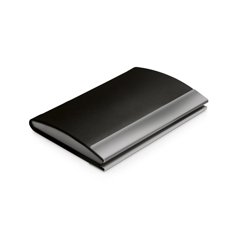 SANDLER. Tarjetero de metal y poliuretano.