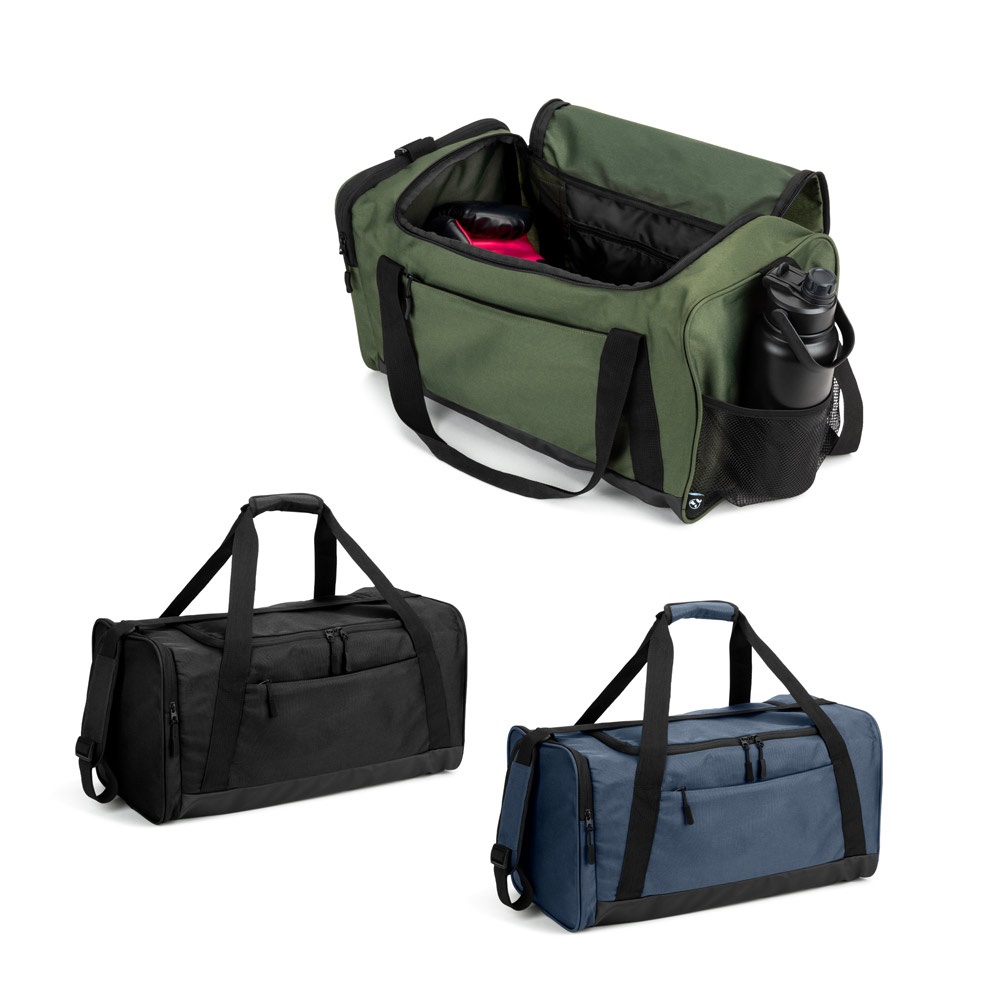 FARO. Bolsa deportiva fabricada con algodón reciclado y poliéster reciclado (380 g/m²).