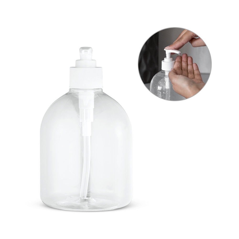 REFLASK 500. Botella de 500 ml de PET y PP con dispensador.