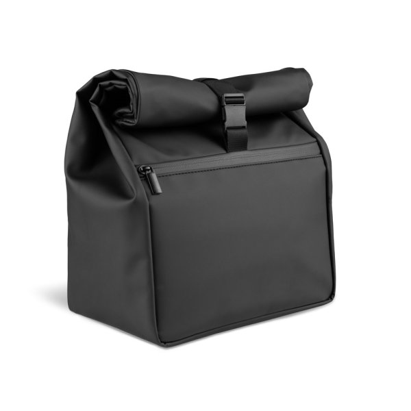 Nevera portátil Azores. Bolsa térmica enrollable con aislamiento de PU y PEVA (7 L). - 103 - Negro