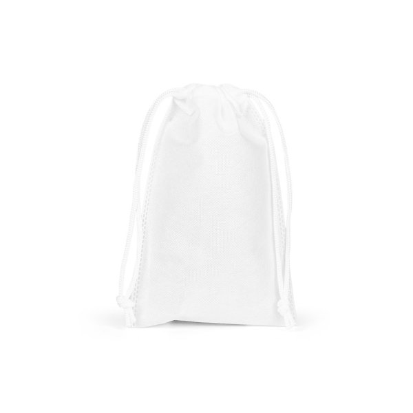 BOLSA DE REGALO S. Bolsa pequeña termosellada de tela no tejida (60 g/m²). - 106 - Blanco