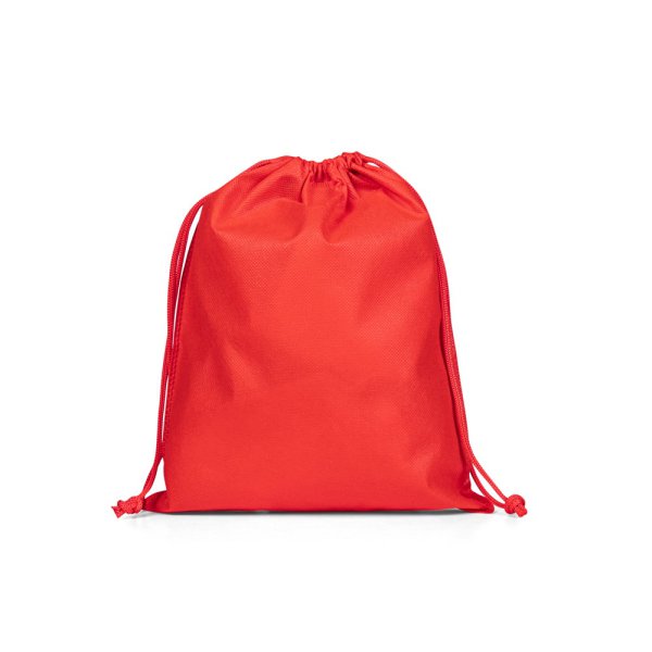 BOLSA DE REGALO M. Bolsa de tela no tejida termosellada de tamaño mediano (60 g/m²) - 105 - Rojo