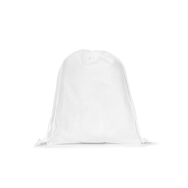 BOLSA DE REGALO M. Bolsa de tela no tejida termosellada de tamaño mediano (60 g/m²) - 106 - Blanco