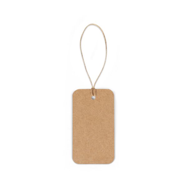 ETIQUETA RECTANGULAR. Etiqueta rectangular fabricada con papel 100% reciclado (700 g/m²). - 160 - Natural