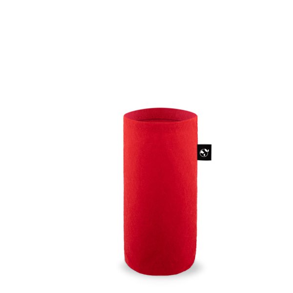 STOREY. Funda de fieltro reciclado (100% rPET) ideal para botellas de agua. - 105 - Rojo
