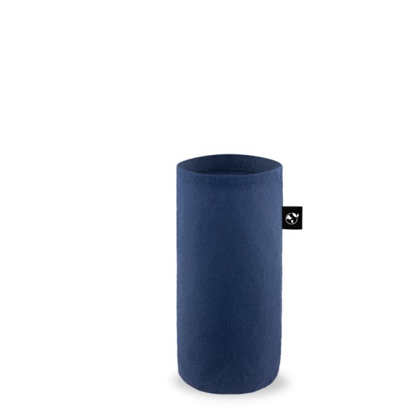 STOREY. Funda de fieltro reciclado (100% rPET) ideal para botellas de agua. - 134 - Azul oscuro