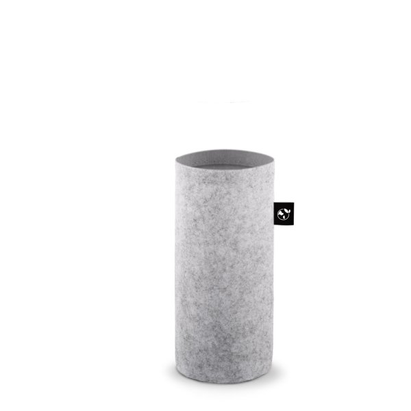 STOREY. Funda de fieltro reciclado (100% rPET) ideal para botellas de agua. - 123 - Gris claro