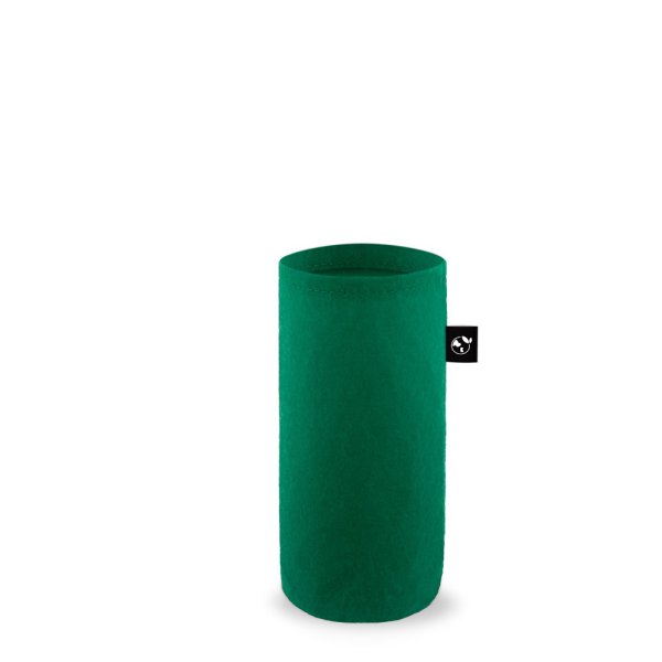 STOREY. Funda de fieltro reciclado (100% rPET) ideal para botellas de agua. - 129 - Verde oscuro