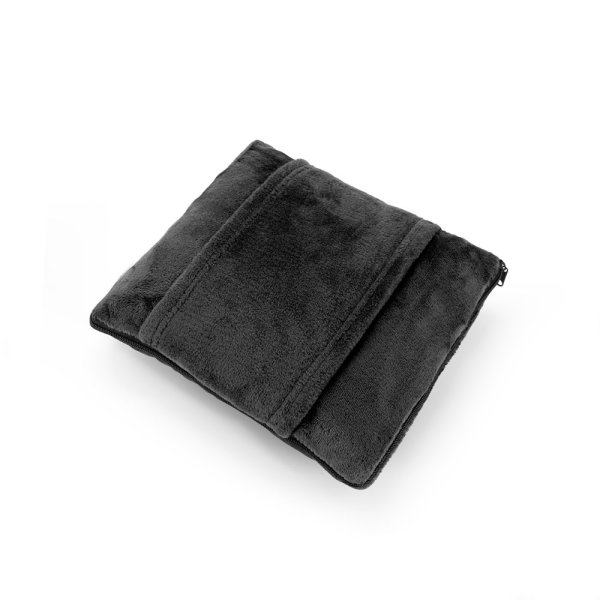 Acogedor. Conjunto 3 en 1 de tejido de felpa (220 g/m²), ideal para viajar. - 103 - Negro