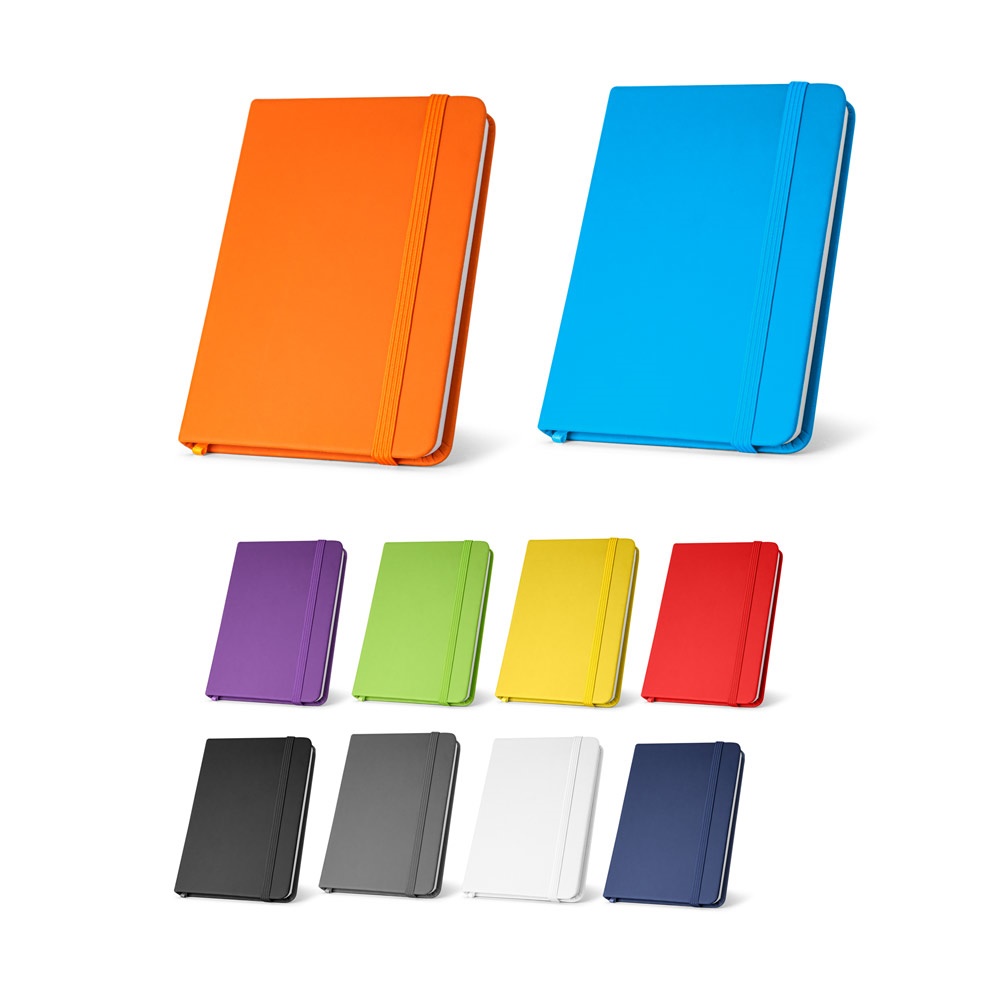 HEMINGWAY. Bloc de notas A5 de piel sintética con páginas lisas.