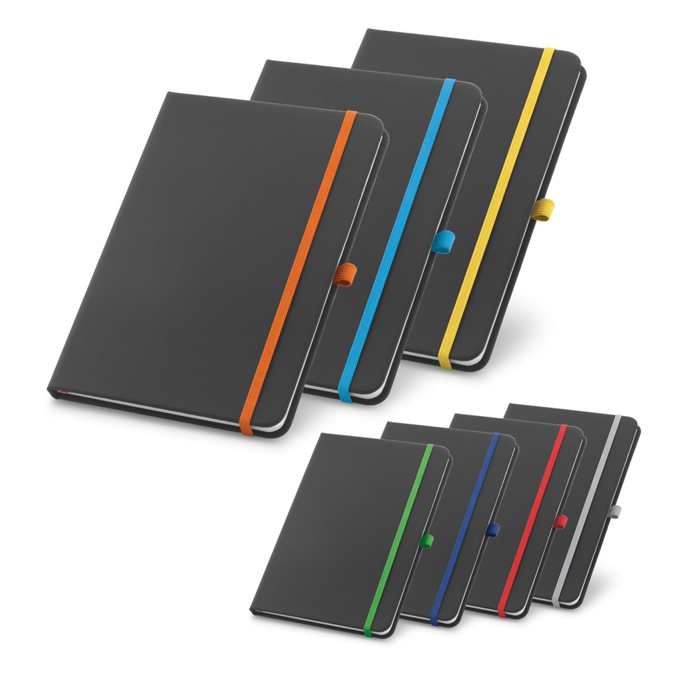 CORBIN. Cuaderno A5 de PU con páginas rayadas