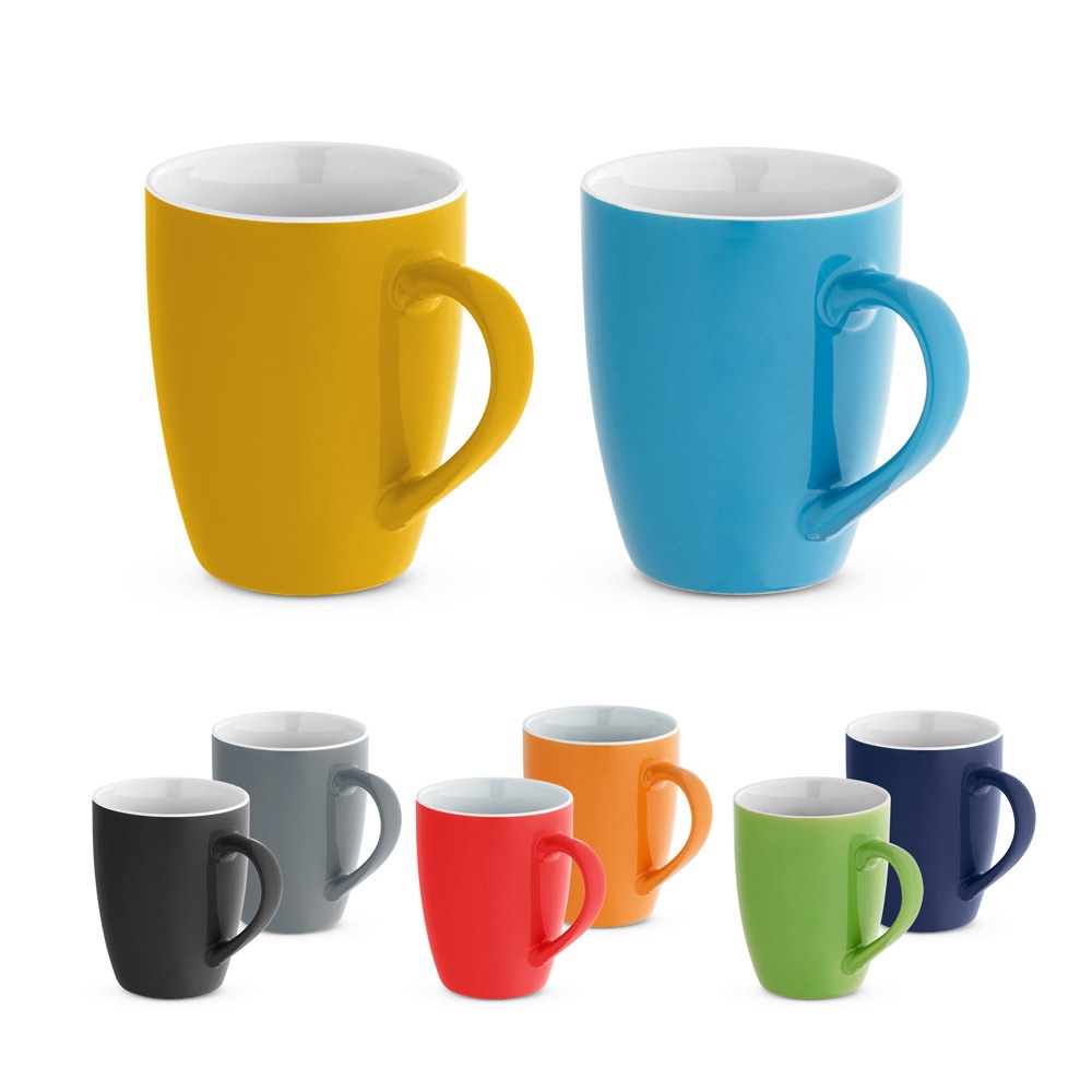 CINANDER. Taza de cerámica de 370 ml.