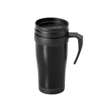 LIVE. Taza de viaje PP de 420 ml - 103 - Negro