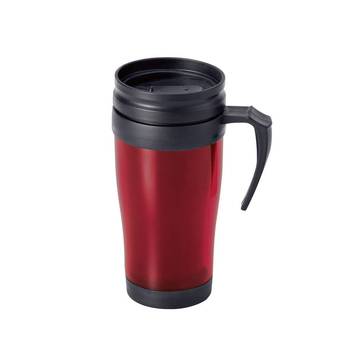 LIVE. Taza de viaje PP de 420 ml - 105 - Rojo