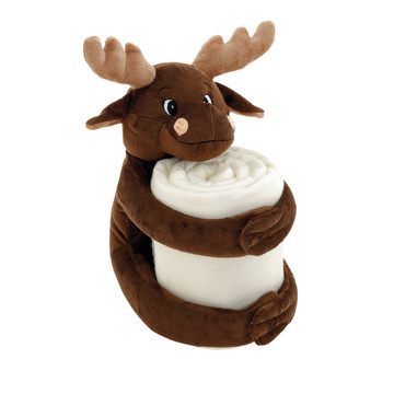 MOOSE. Manta de forro polar con felpa (180 g/m²) - 101 - Marrón