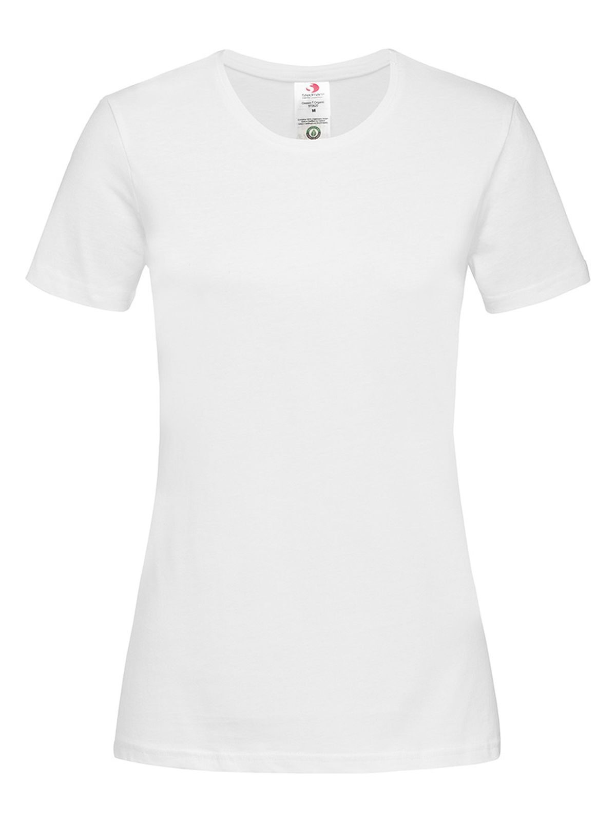 Camiseta clásica orgánica ajustada - WHI - Blanco LC
