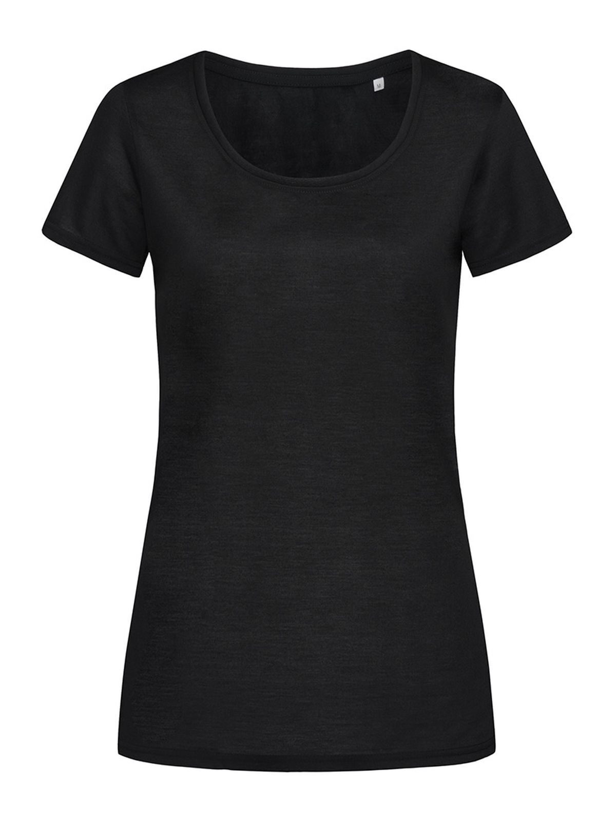 Camiseta de algodón suave para mujer - BLO - Ópalo negro LC