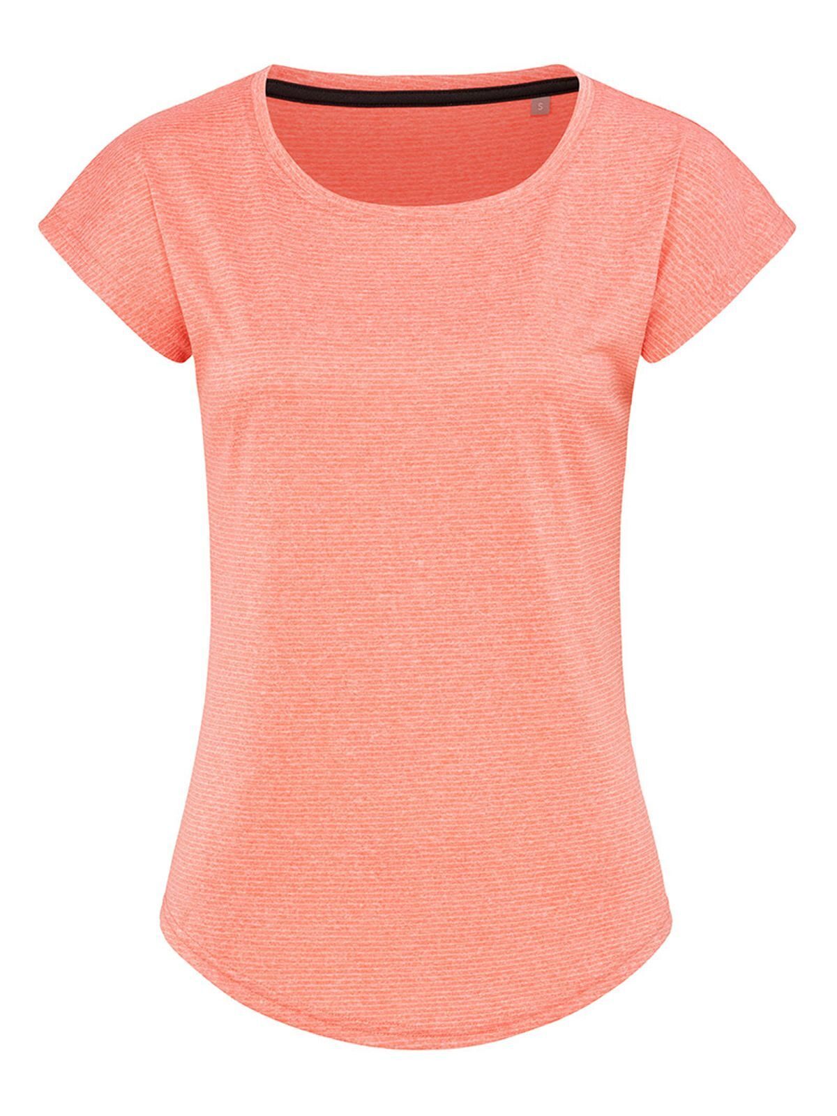 Camiseta deportiva reciclada Move para mujer - CLH - Brezo coral