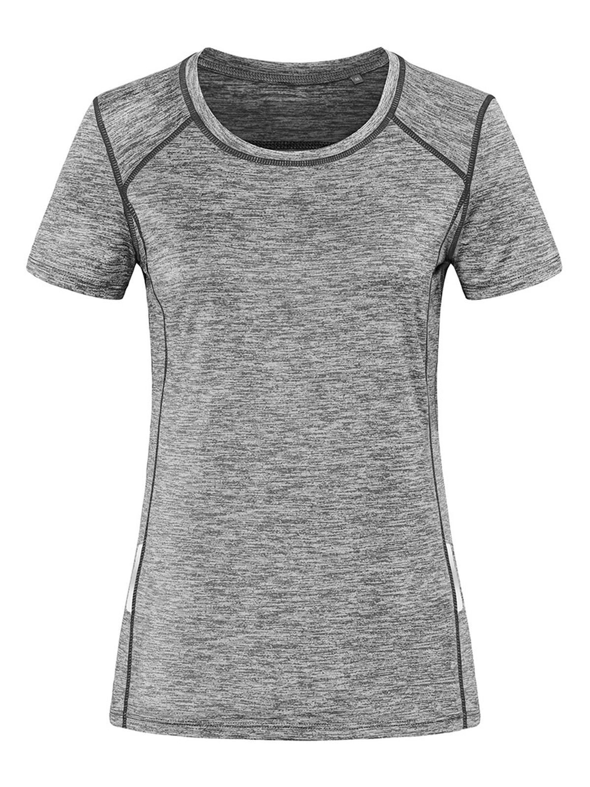 Camiseta deportiva reciclada Reflect Women - GYH - Brezo gris