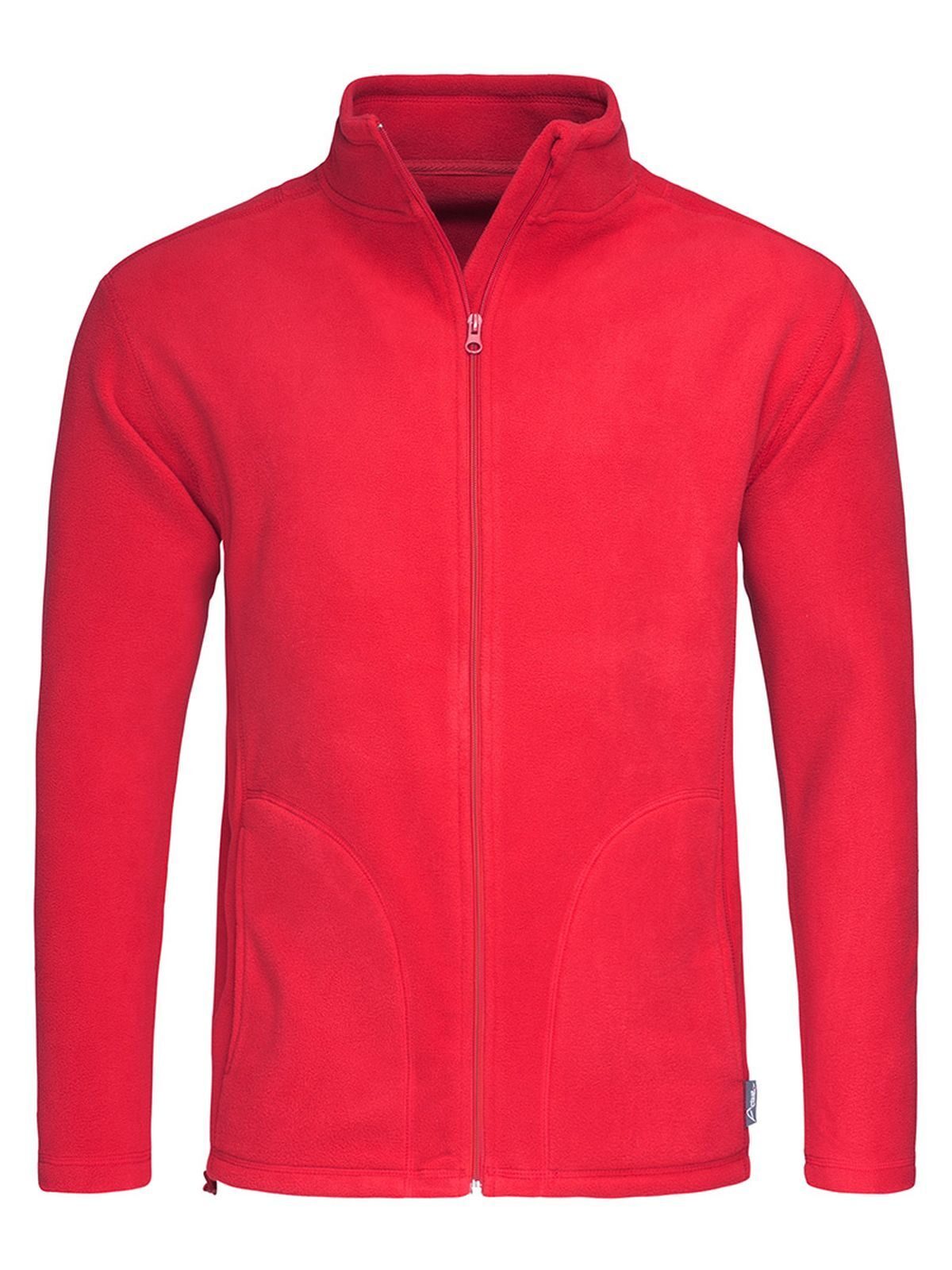 Chaqueta clásica de forro polar - 402 - Rojo Escarlata