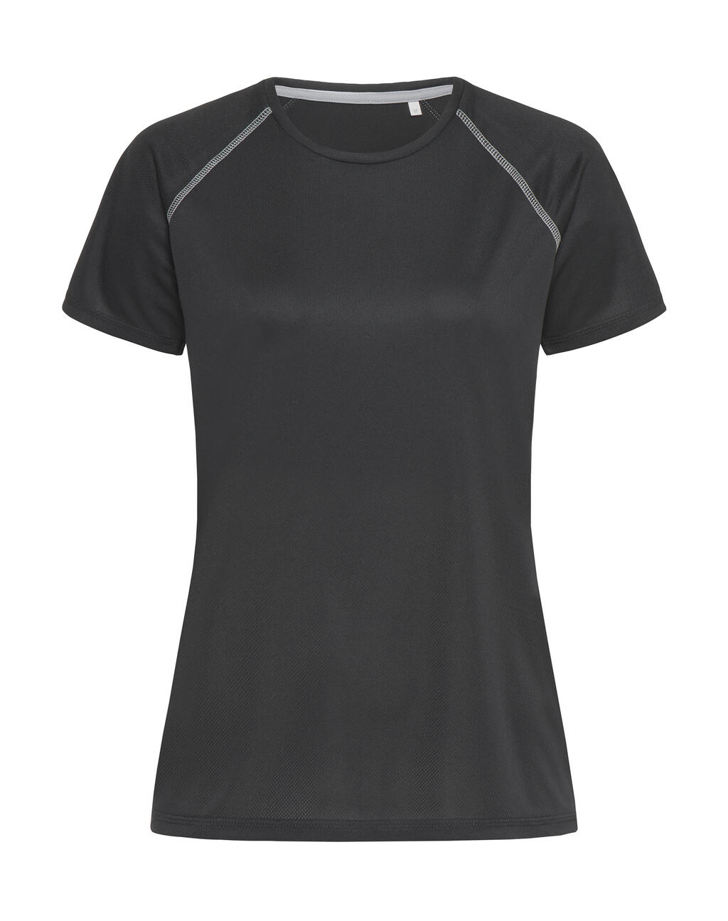 Camiseta de manga raglán Mesh Team para mujer - BLO - Ópalo Negro LC