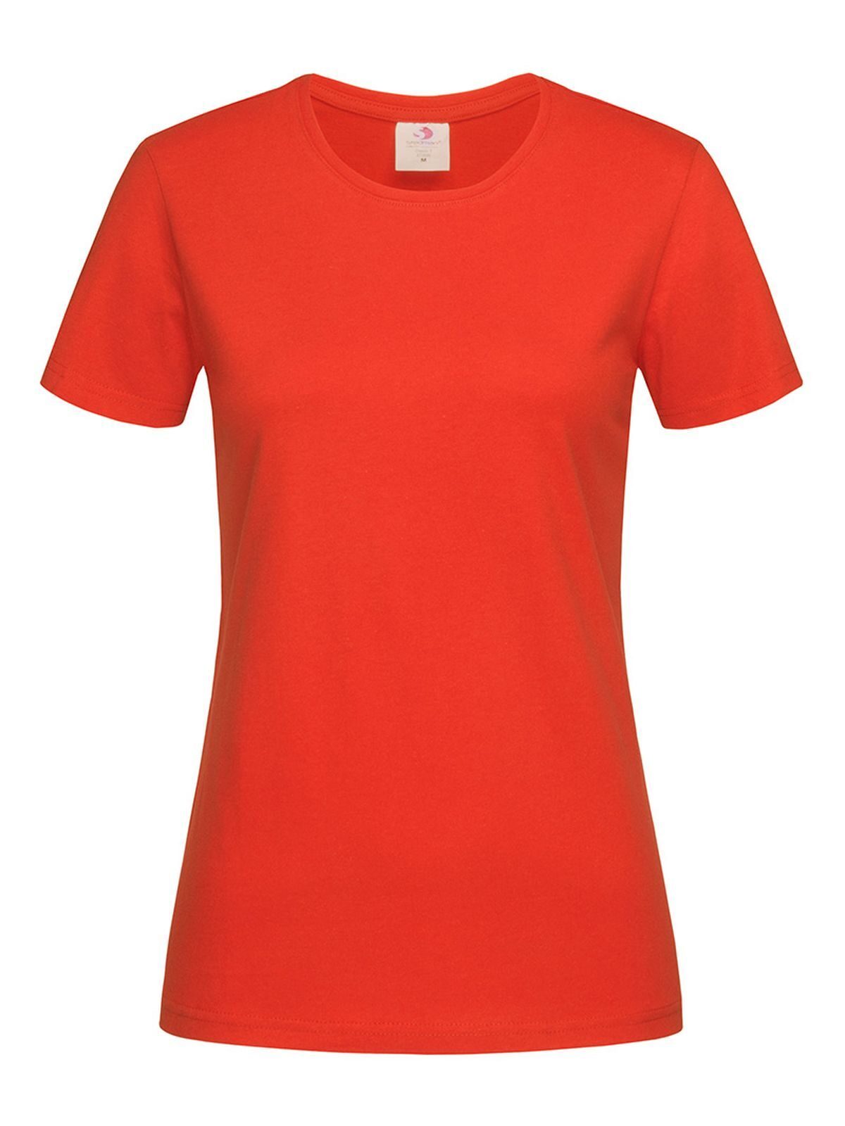 Camiseta clásica para mujer - BOR - Naranja brillante