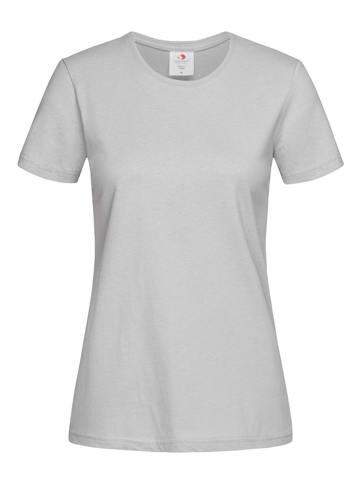 Camiseta clásica para mujer - SGY - Gris suave
