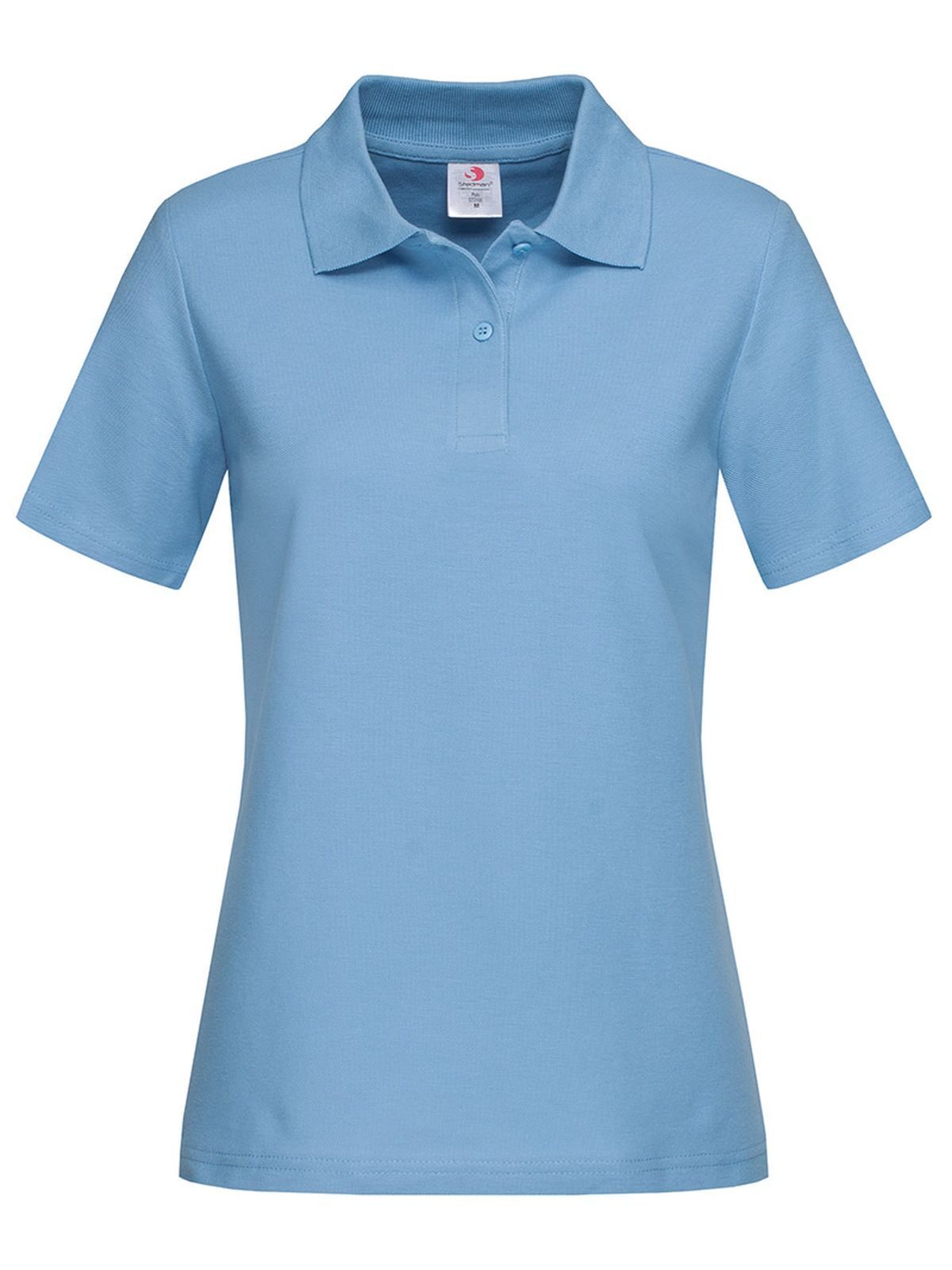 Polo clásico para mujer - LBL - Azul claro