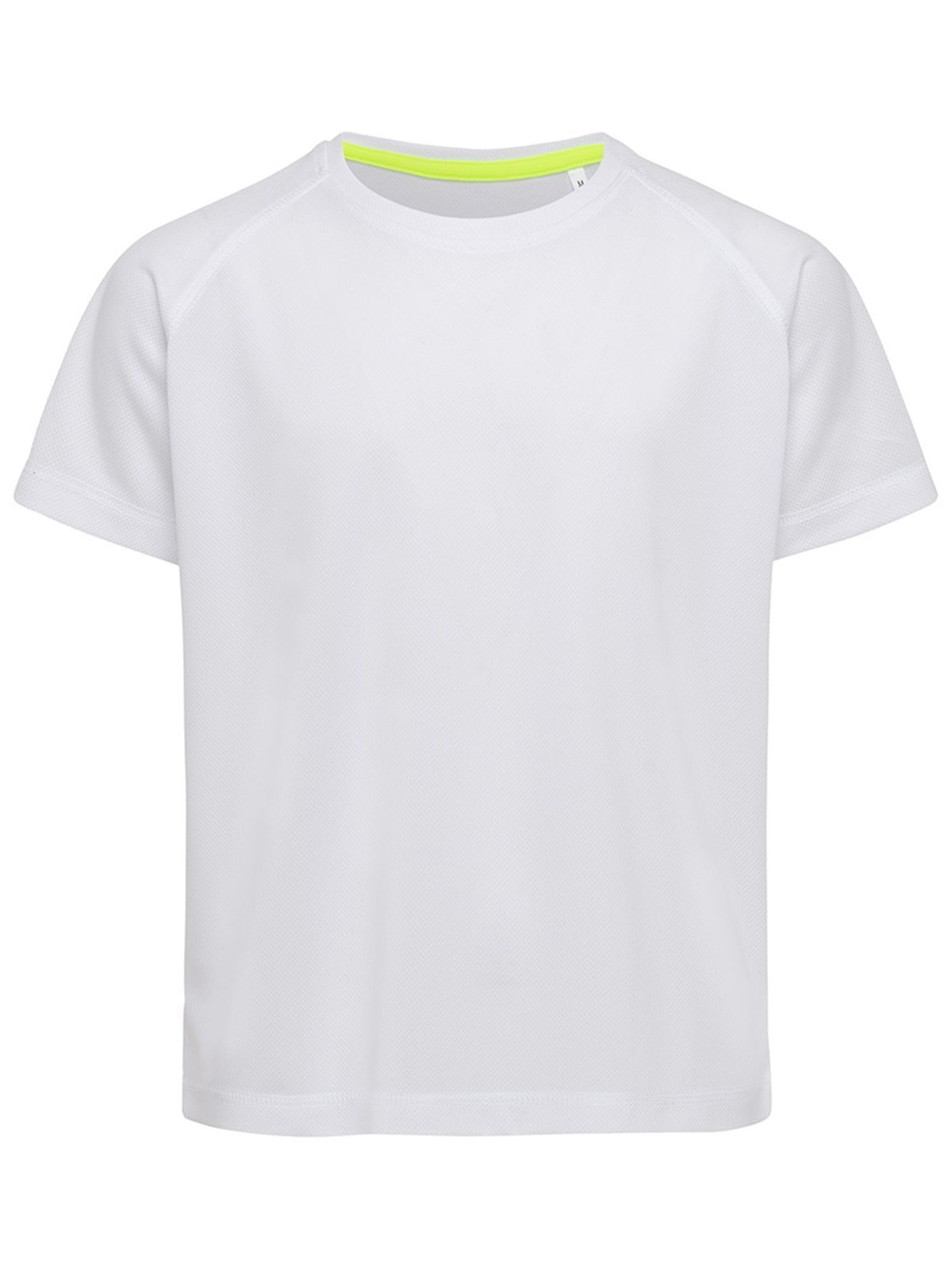 Camiseta raglán de malla para niños - WHI - Blanco LC